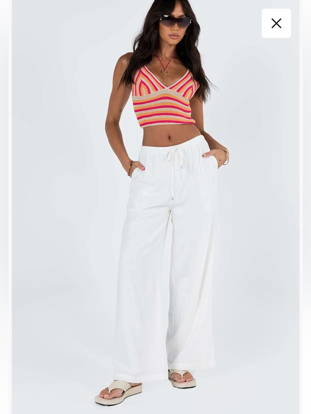Princess Polly Ogilvie Wide Leg Pants